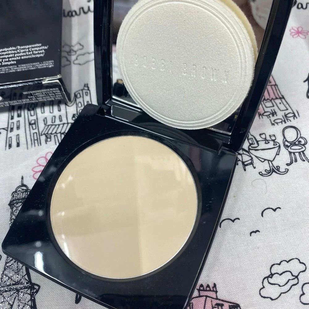 Bobbi Brown Sheer‎ Finish Pressed Powder PALE YELLOW Full Size NEW